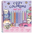 thumbnail image 1 of Art Maker Cozy Coloring Around Town Kit, (Hardcover), 1 of 7