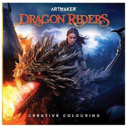 Hinkler Pty Ltd Art Maker Creative Colouring Dragon Riders (Paperback) Dragons