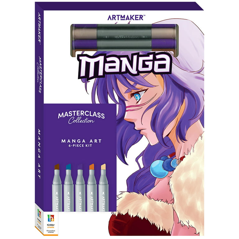Art Maker Masterclass Collection: How to Draw Manga Kit - Adults Drawing  Kit – Draw Manga - Japanese Art - Drawing Stationary - Advanced Drawing  Guide