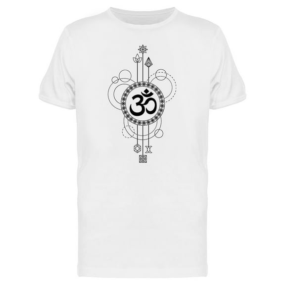 Art Mantra Om Symbol T-Shirt Men -Image by Shutterstock, Male Large