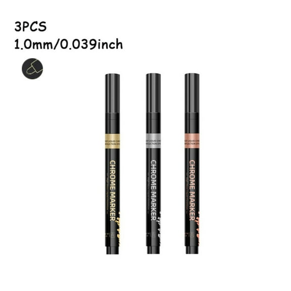 Art Marker Oil Pen Permanent Markers For Painting Nail Art 3 Colors
