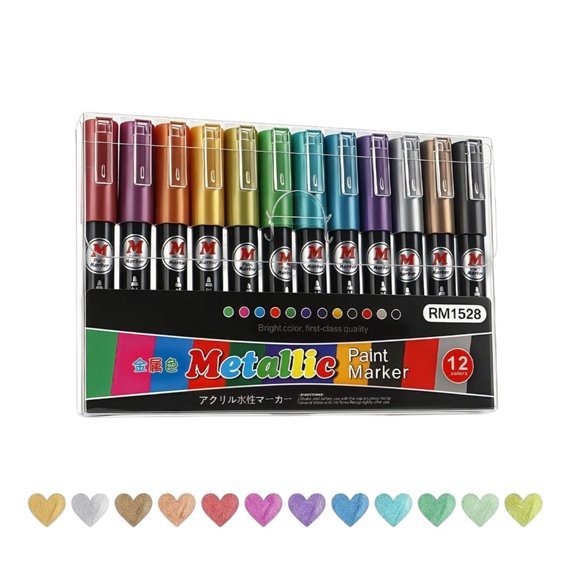 Art Markers with Safe Inks Smooth Writing Experience Gift Ready Bucket Packaging