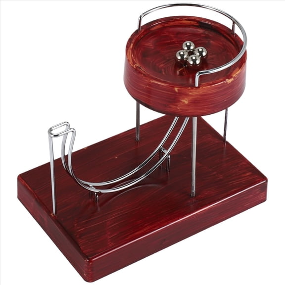 Art Movement Machine Art Motion Inertial Metal Automatic Jumping Table Toy Wood Grain