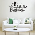 thumbnail image 1 of Art Mural Decor Sticker Wall Removable Sport Room Basketball Vinyl Decal Home Home Decor/ Basketball Shooting Wall Sticker, 1 of 4