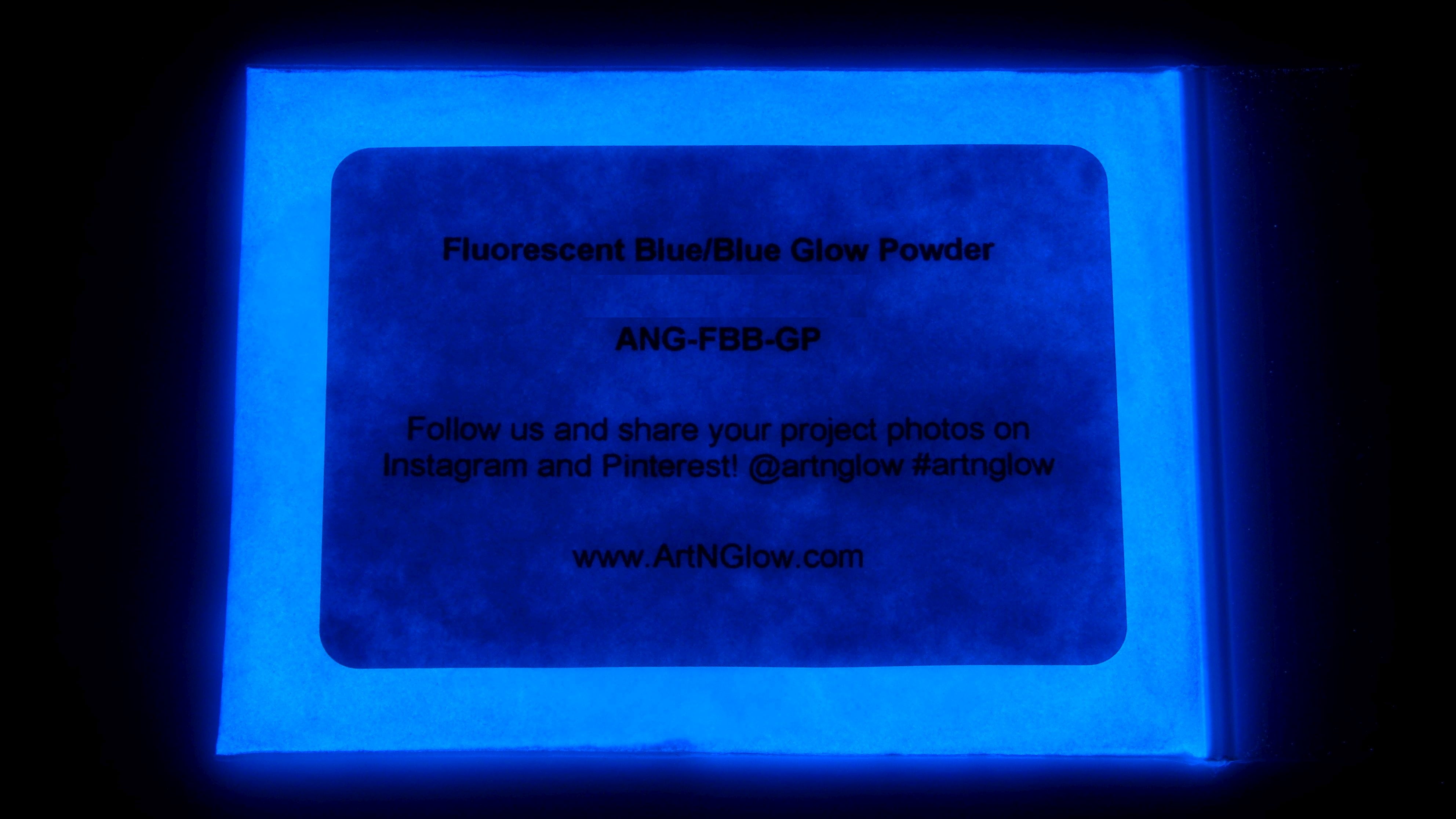 Art 'N Glow 1 Ounce Glow In The Dark Pigment Powder - Variety of Color  Options Available