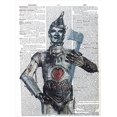 thumbnail image 1 of Art N Wordz Wizard of Oz Tin Man Original Dictionary Sheet Pop Art Wall or Desk Art Print Poster, 1 of 1