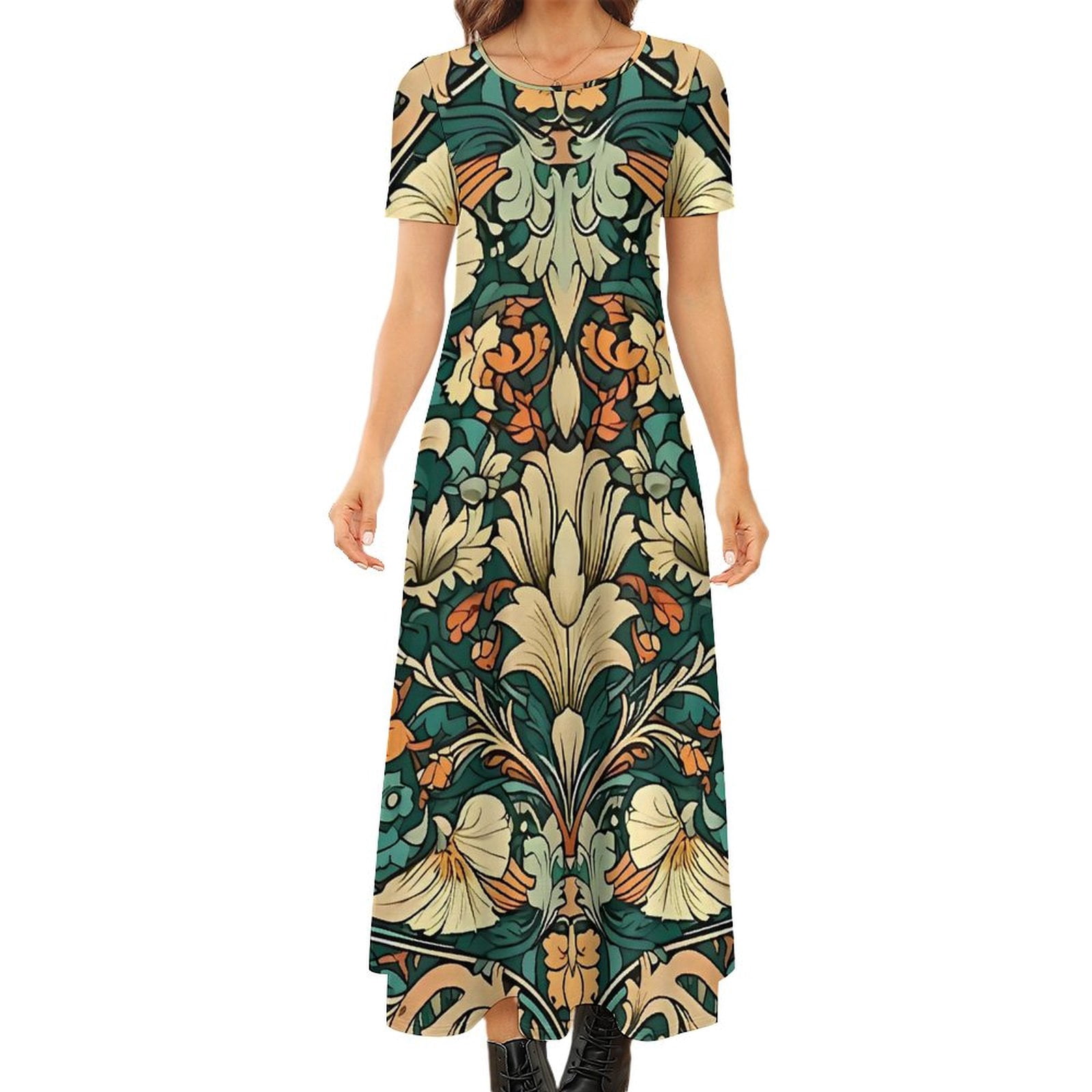 ART DECO Montana Long Dress Long Sleeve main image 1