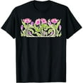 thumbnail image 1 of Art Nouveau Floral Flowers Poppies Design T-Shirt, 1 of 3