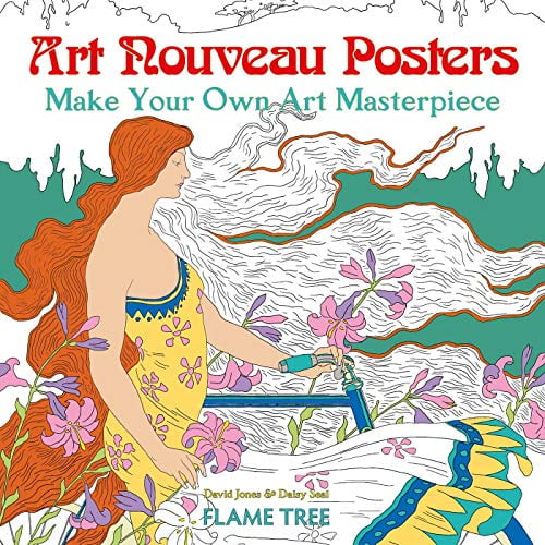 Pre-Owned Art Nouveau Posters (Art Colouring Book): Make Your Own Art Masterpiece