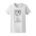 thumbnail image 1 of Art Nouveau Woman Floral Frame T-Shirt Women -Image by Shutterstock, Female Large, 1 of 2