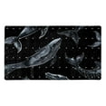 Art Ocean Mermaid Whale Premium NonSlip Bath Tub Mat, Quick Drying