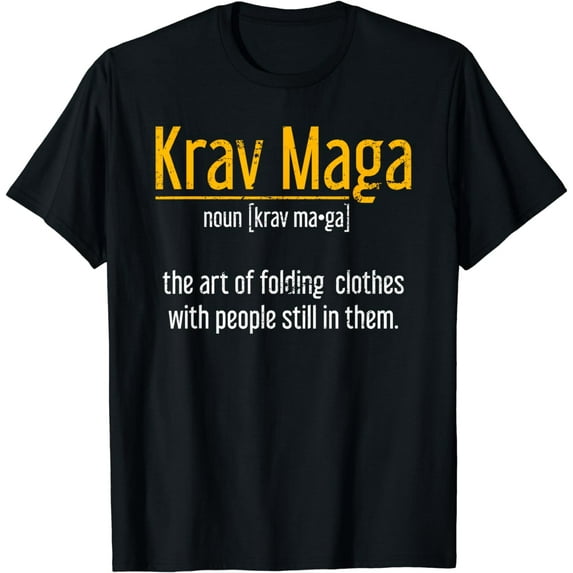 Art Of Folding Clothes With People Still In Them Krav Maga T-Shirt
