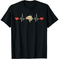 thumbnail image 1 of Art Paint Palette Brush Heartbeat Painter Artist Art Teacher T-Shirt, 1 of 4