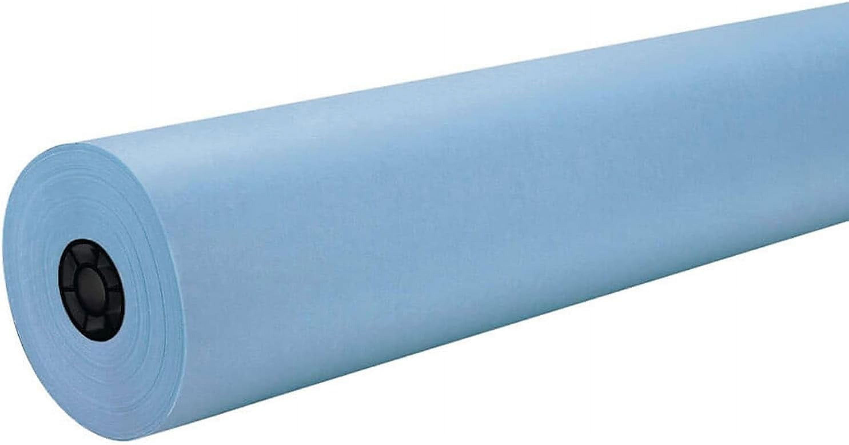 Sky Blue Heavyweight Art Paper Roll, 36 Inches x 500 Feet