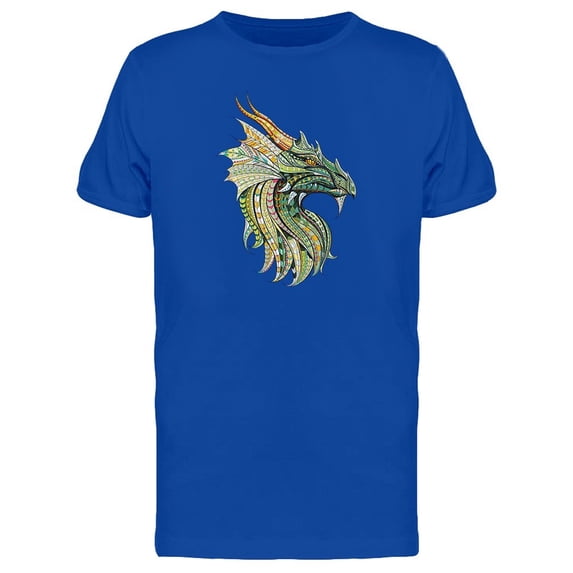 Art Patterned Head Of Dragon Tee Men's -Image by Shutterstock