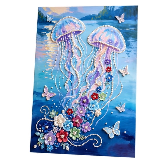 Art Pearl Art Kits, Art Diamond Painting, DIY Pearl Painting Kit for Adults, Beginner Friendly Craft Kits, Home Decoration Housewarming Gift, Diamond Dots Beads Canvas Art for Wall Decor, N