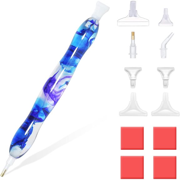 Art Pen, Painting Pen Tools Accessories, Design Shiny Dot Pen(Clear Sky)