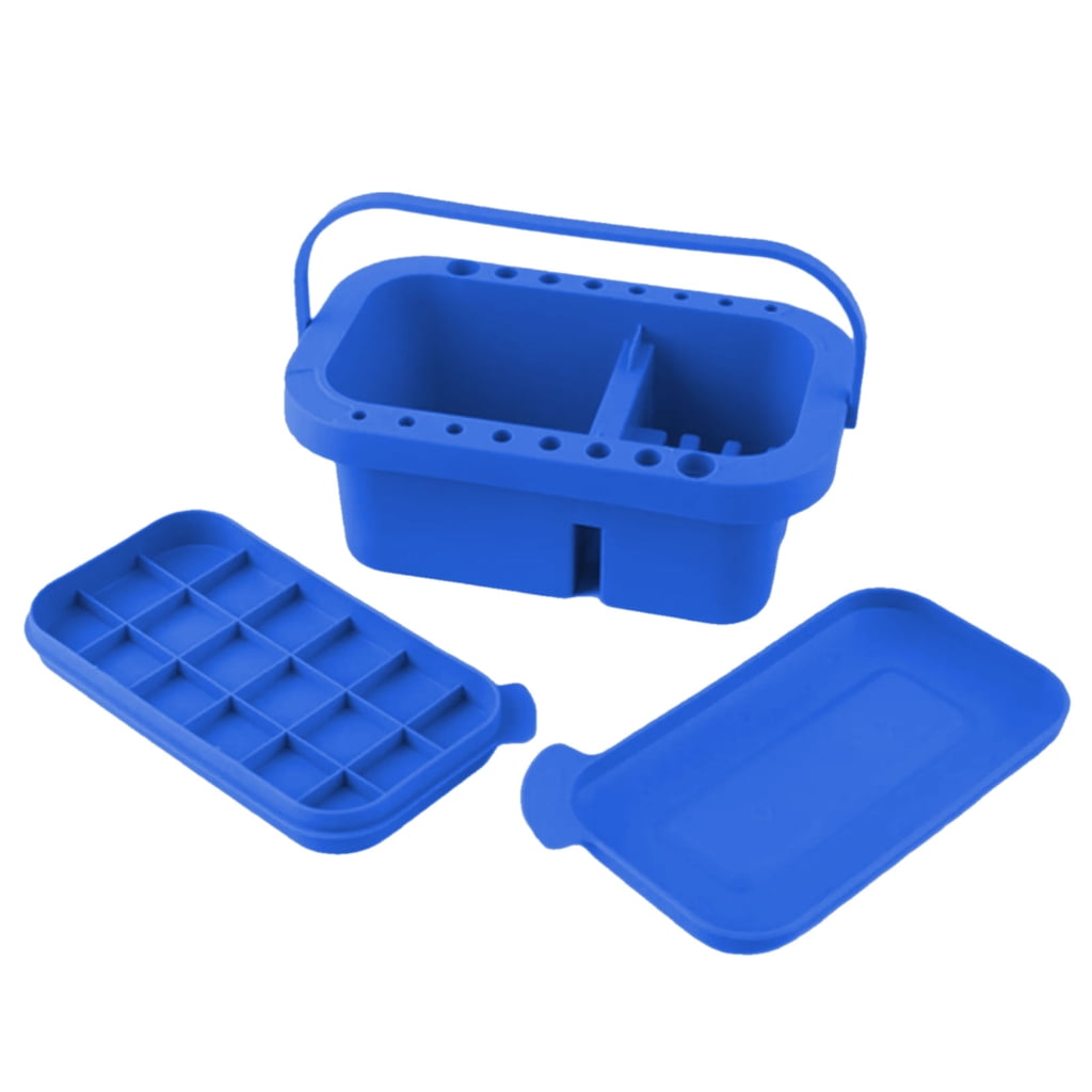 Art Pen Wash Barrels Tub with Lid Palettes Brush Holder 3 in 1 Paint ...