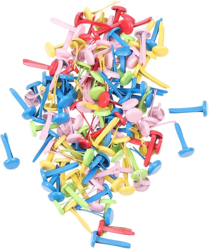 Art Pin Paper Fasteners Brads for Paper Crafts DIY Scrapbook 240pcs