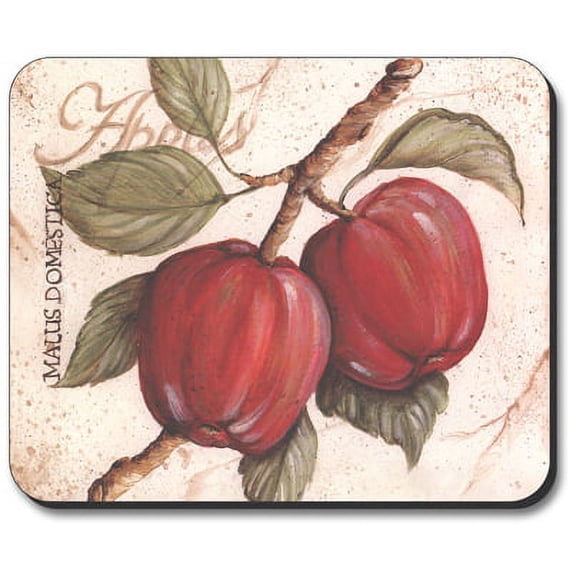 Art Plates Mouse Pad - Apples
