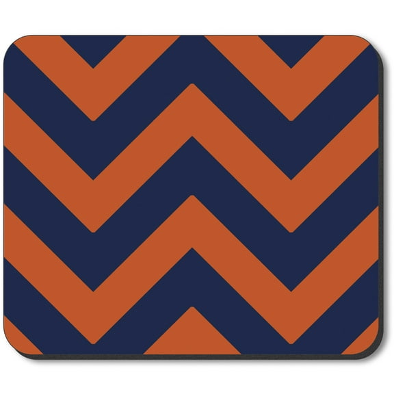 Art Plates Mouse Pad - Colors of Auburn Chevron