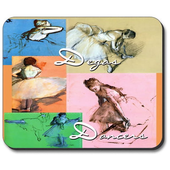Art Plates Mouse Pad - Degas - Dance Collage