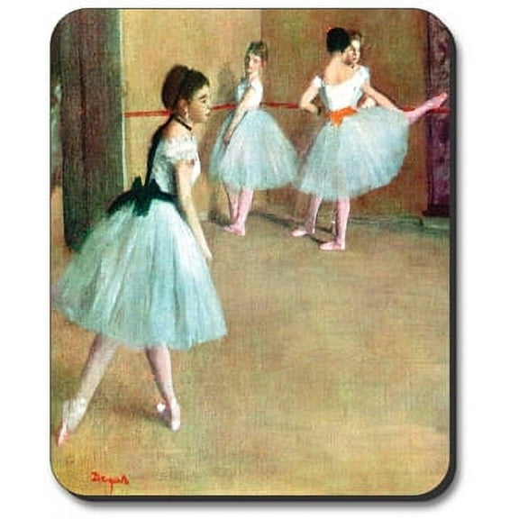 Art Plates Mouse Pad - Degas - Dance Foyer