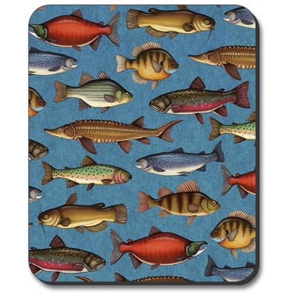 Art Plates Mouse Pad - Freshwater Fish