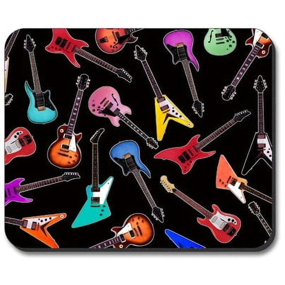 Art Plates Mouse Pad - Guitars - Electric