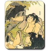 Art Plates Mouse Pad - Hukusai Kintaro