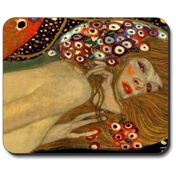 Art Plates Mouse Pad - Klimt - Sea Serpents III