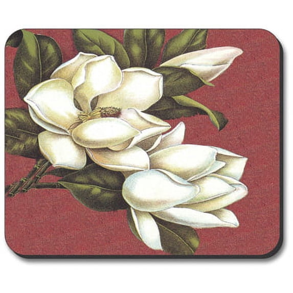 Art Plates Mouse Pad - Magnolias