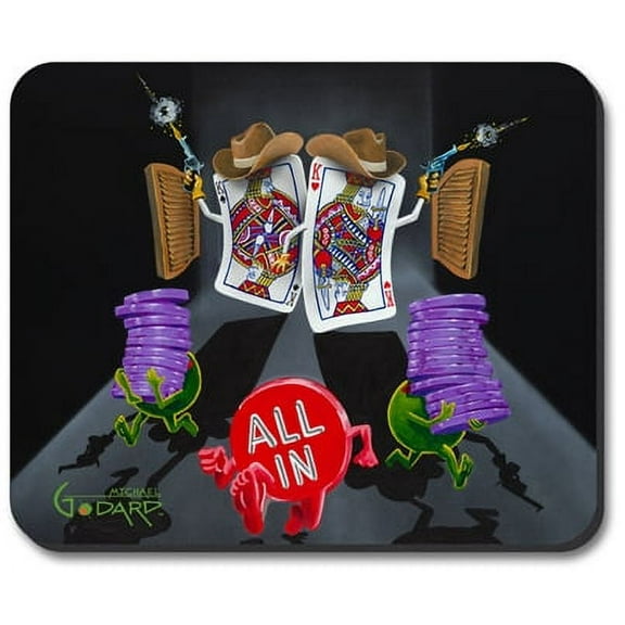 Art Plates Mouse Pad - Michael Godard - Cowboys