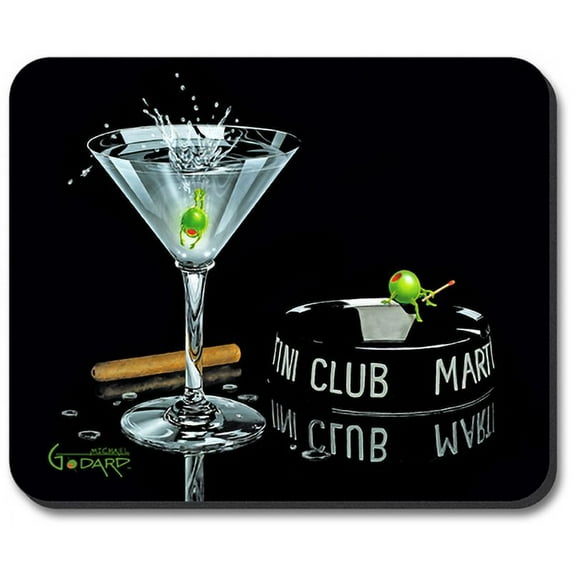 Art Plates Mouse Pad - Michael Godard - Martini Club