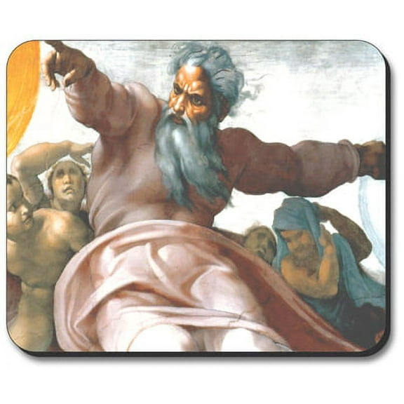 Art Plates Mouse Pad - Michelangelo: Sistine Chapel