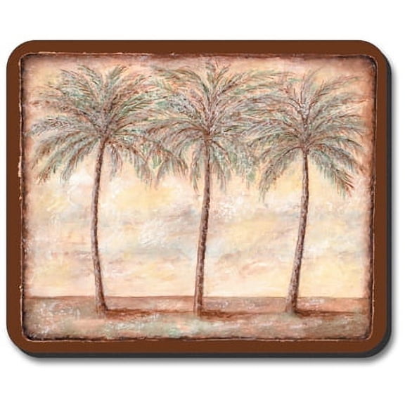 Art Plates Mouse Pad - Palm Trees