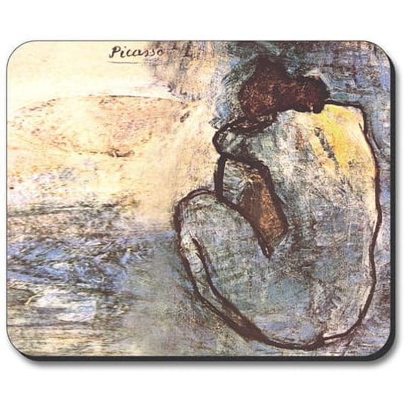 Art Plates Mouse Pad - Picasso: Blue Nude