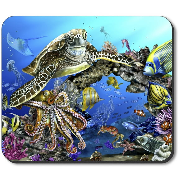 Art Plates Mouse Pad - Sea Life