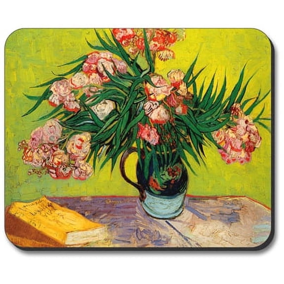 Art Plates Mouse Pad - Van Gogh - Oleanders