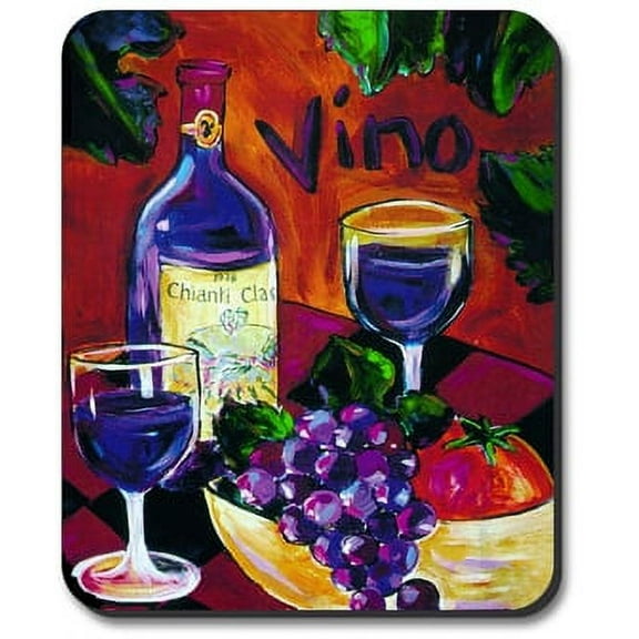 Art Plates Mouse Pad - Vino