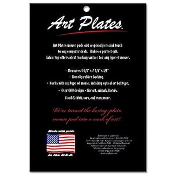 Art Plates Mouse Pad - Whimsical Owls