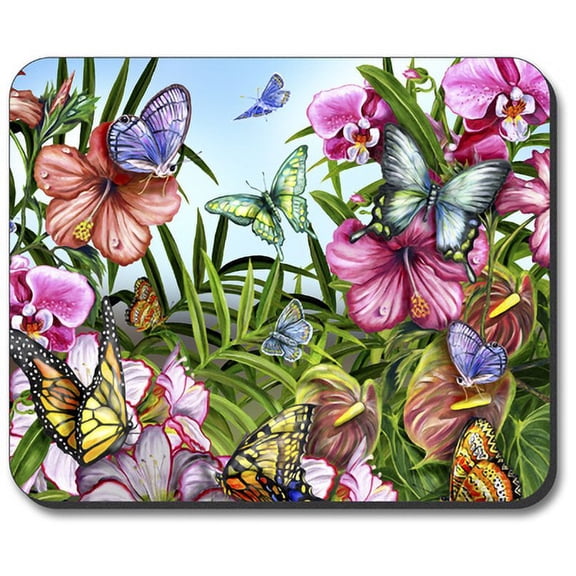 Art Plates brand Mouse Pad - White Lip Frog
