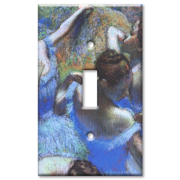 Art Plates brand - Single Gang Toggle Wall Plate - Degas: Behind the Scenes