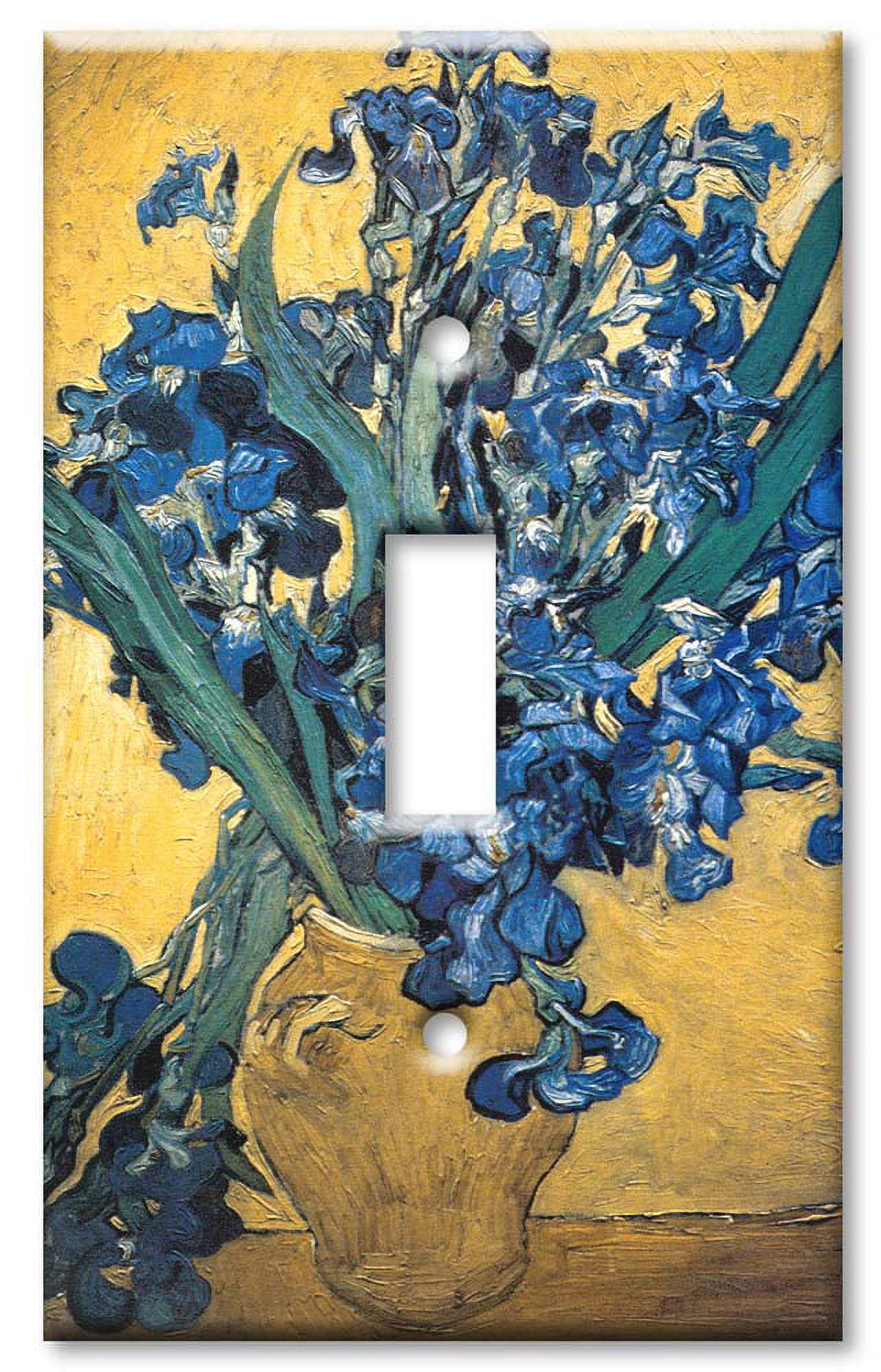 Art Plates brand Single Gang Toggle Wall Plate Van Gogh