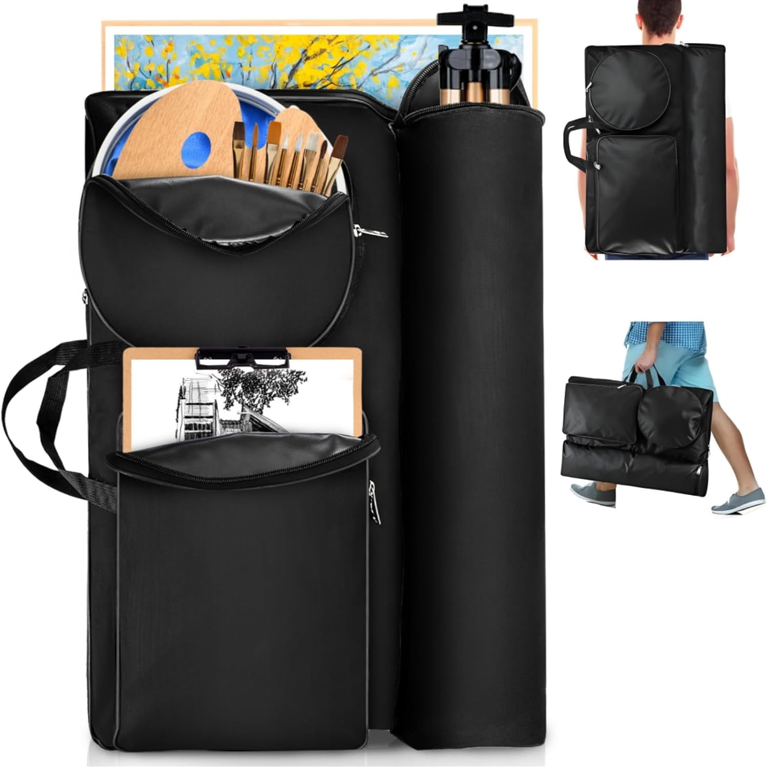 Art Portfolio Backpack Large 24 L X 18 W Art Supplies Portfolio Case