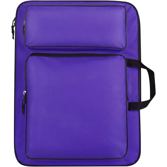 Art Portfolio Carry Case Bag Drawboard Tote Handheld Storage Portable Shoulder Lightweight Box for 8k Sketch Pad Artist Drawing Painting Supplies