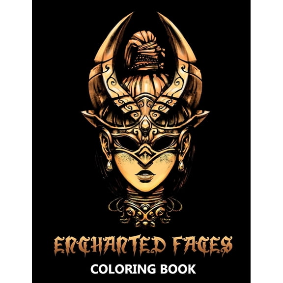 Art Portraits Coloring Books: Enchanted Faces Coloring Book: Forest Fairies, Fantasy Elves and Mythical Creatures - Stress Relief Designs for Teenagers and Adults (Paperback)