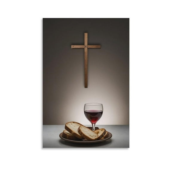 Art Posters Christ Red Wine Bread Art Posters Canvas Art Poster And Wall Art Picture Print Modern Family Bedroom Decor Posters
