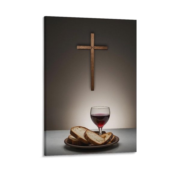 Art Posters Christ Red Wine Bread Art Posters Canvas Art Poster And Wall Art Picture Print Modern Family Bedroom Decor Posters