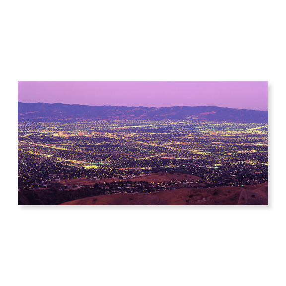 Art Print (Unframed), Aerial Silicon Valley San Jose California USA by Panoramic Images, 15" x 24"